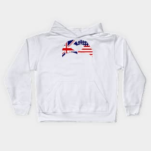 We Heart U.K. & U.S.A. Patriot Series Kids Hoodie